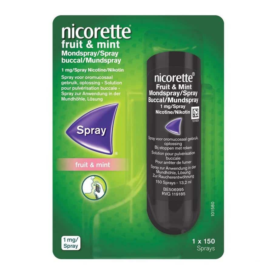 Nicorette Fruit & Mint Spray 1 mg