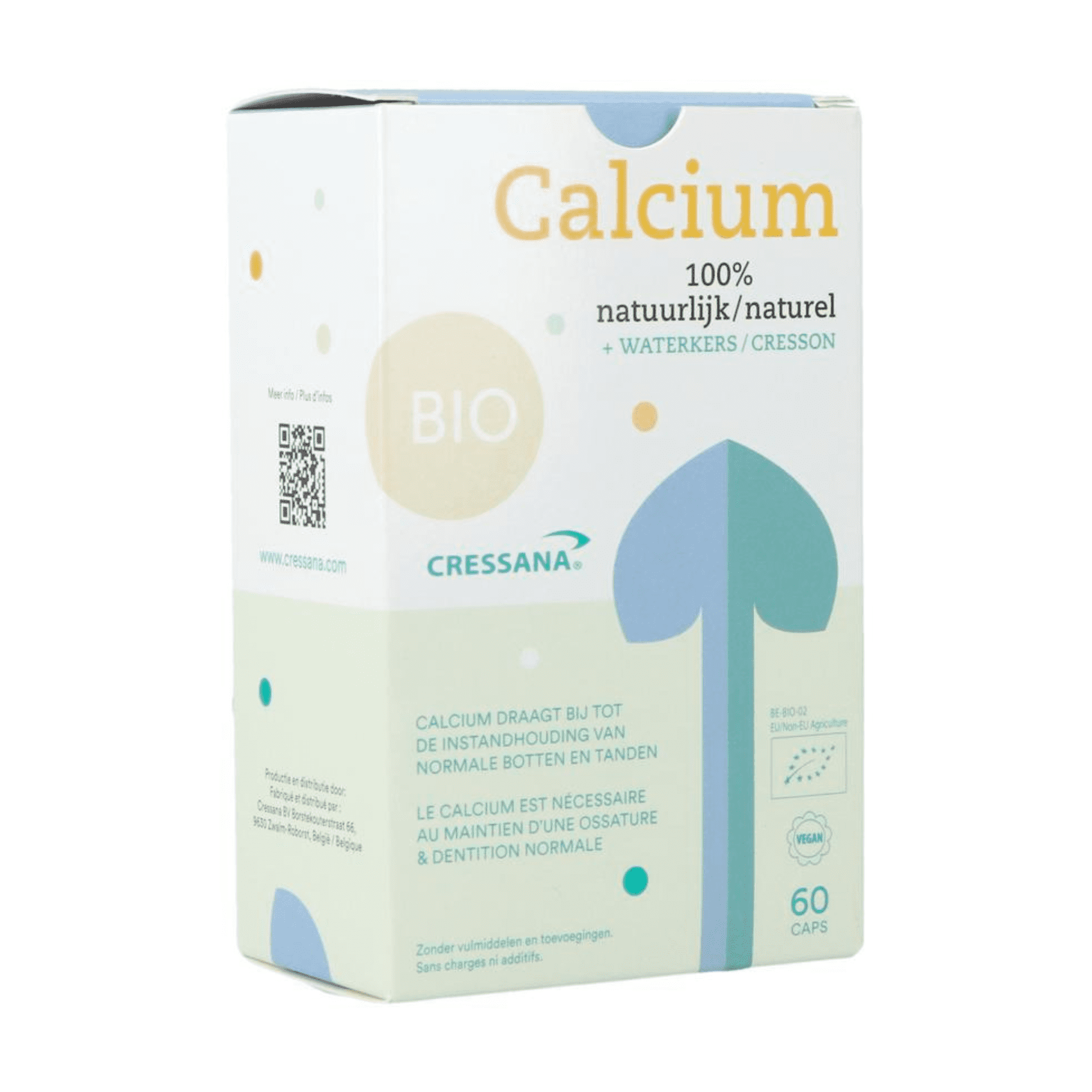 Cressana Bio Calcium + Cresson Fontaine Caps 60