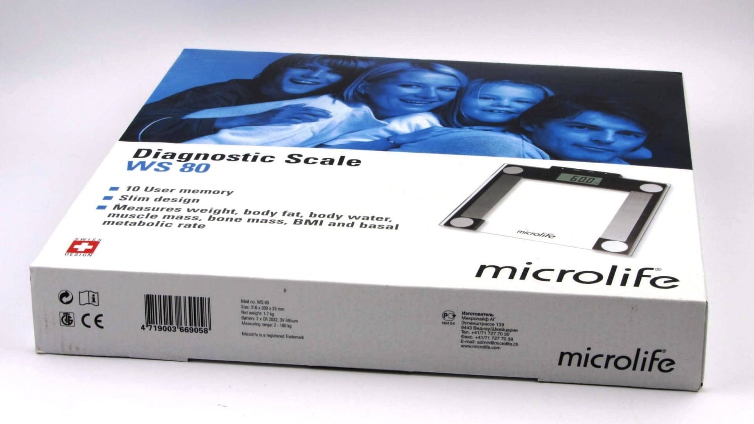 Microlife Weegschaal WS 80 Microlife Weegschaal WS 80