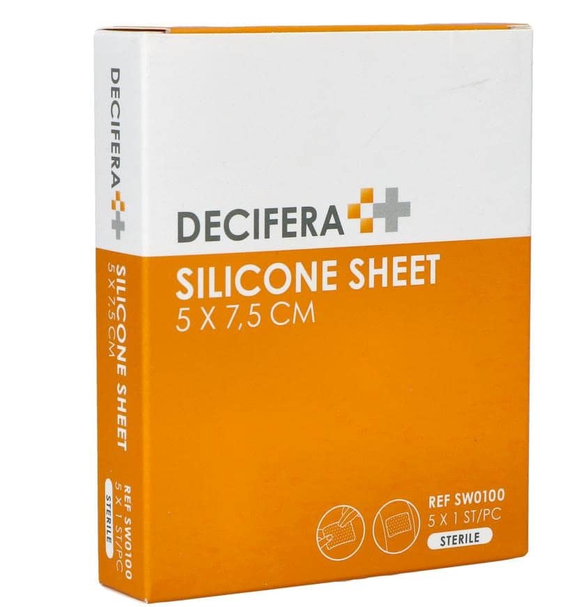 Decifera Silicone Sheet 5x 7,5cm 5