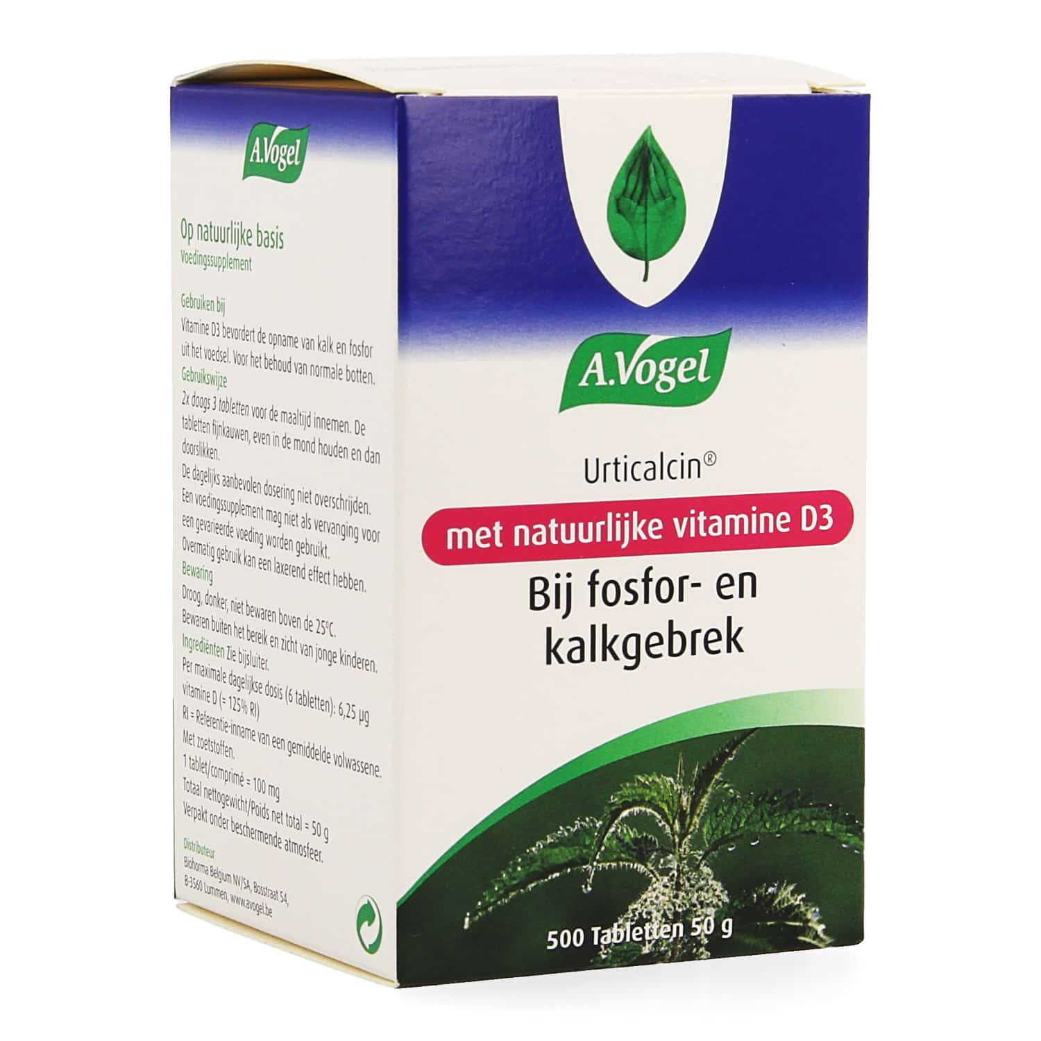 A. Vogel Urticalcin + Vitamine D A. Vogel Urticalcin + Vitamine D