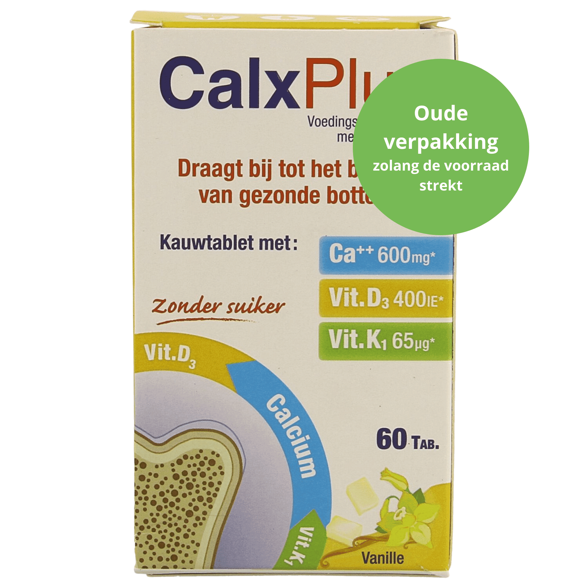 CalxPlus 60 kauwtabletten CalxPlus 60 kauwtabletten