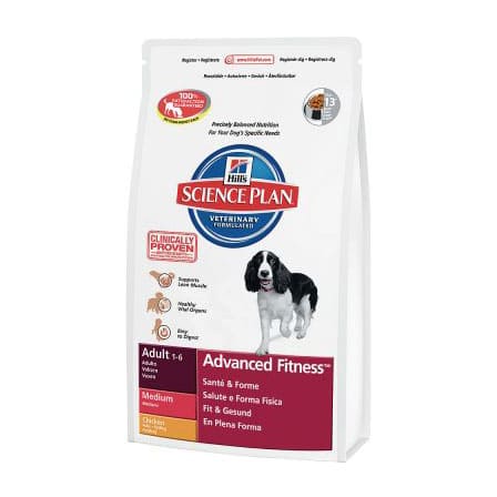 Hill's Science Plan Canine Adult 1-6 Advanced Fitness Medium Kip