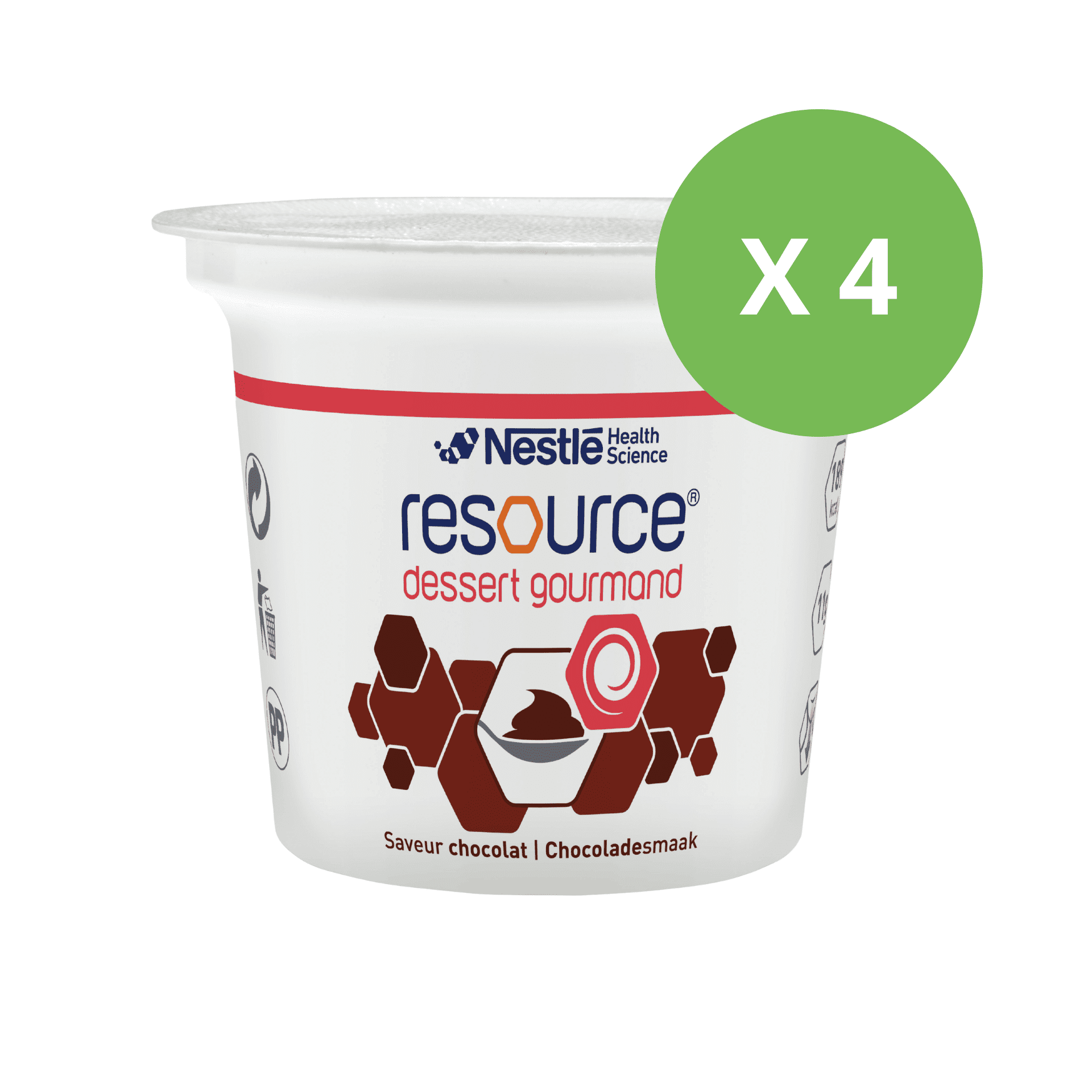 Nestlé Resource Dessert Gourmand 4 x 125 g Nestlé Resource Dessert Gourmand 4 x 125 g