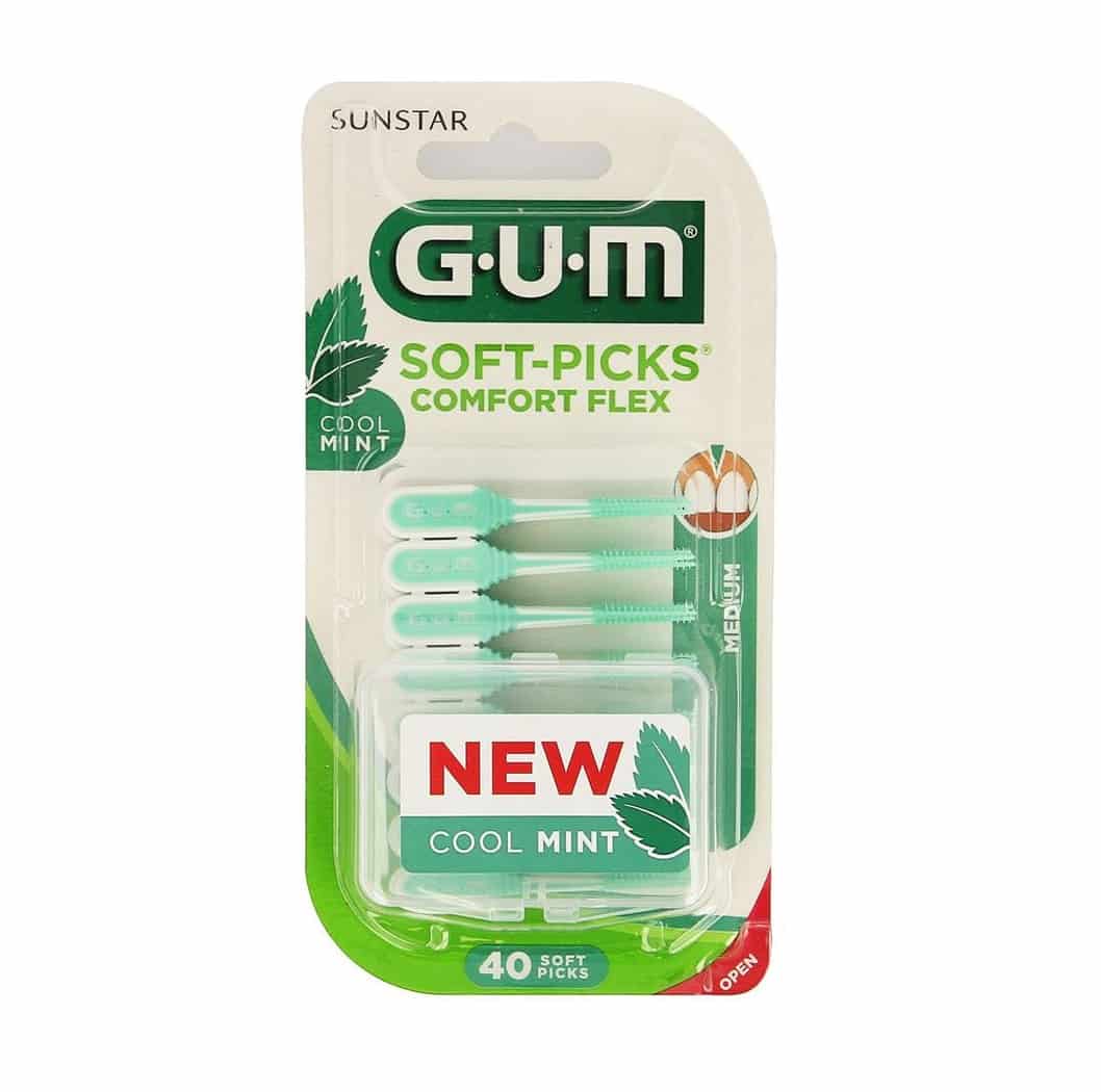 Gum Soft Picks Comfort Flex Munt Medium