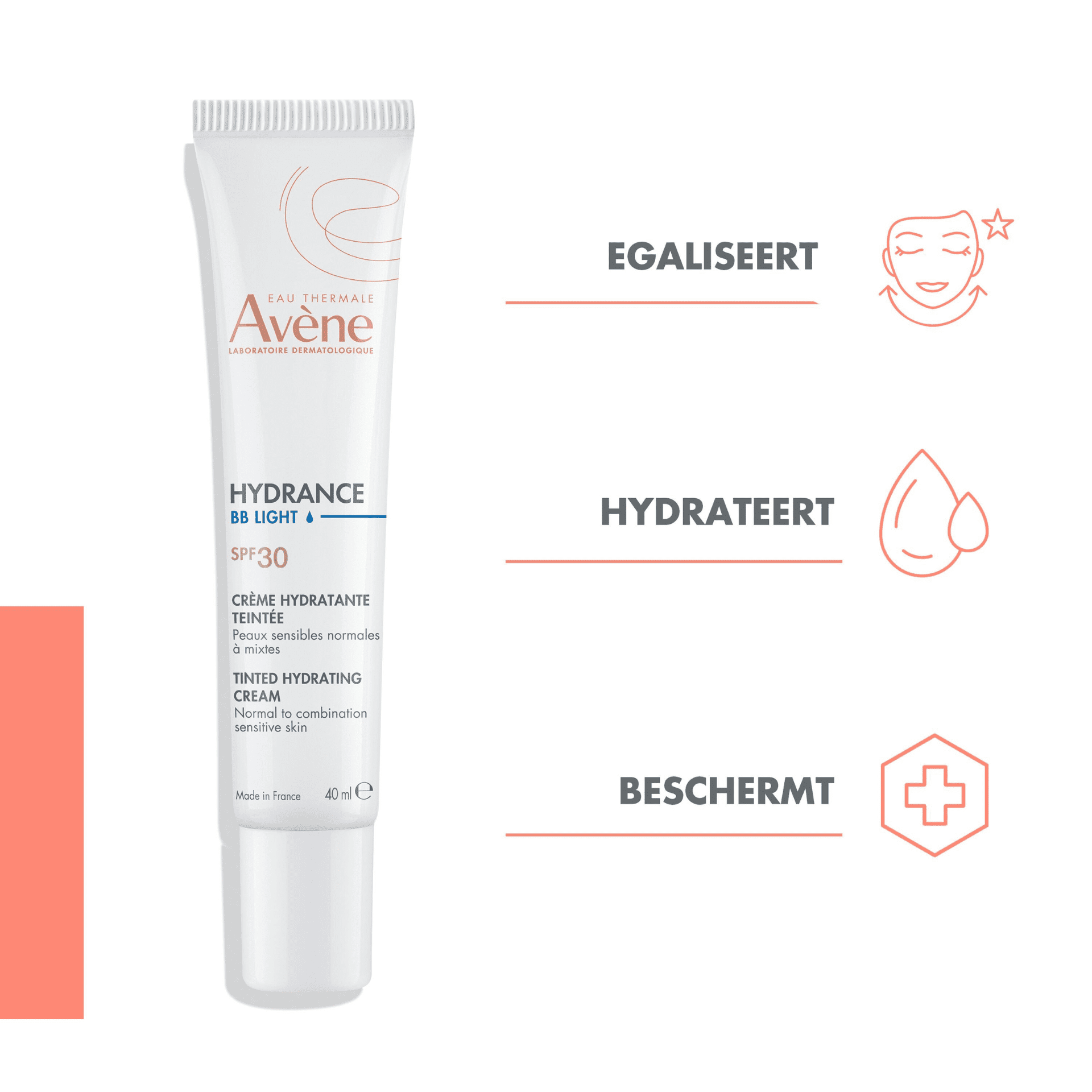 Avène Hydrance BB Light SPF 30 Getinte Hydraterende Crème