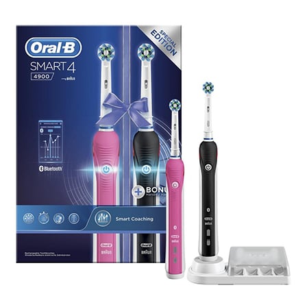 Oral B Elektrische Tandenborstel Smart 4900 Duopack Limited Edition*