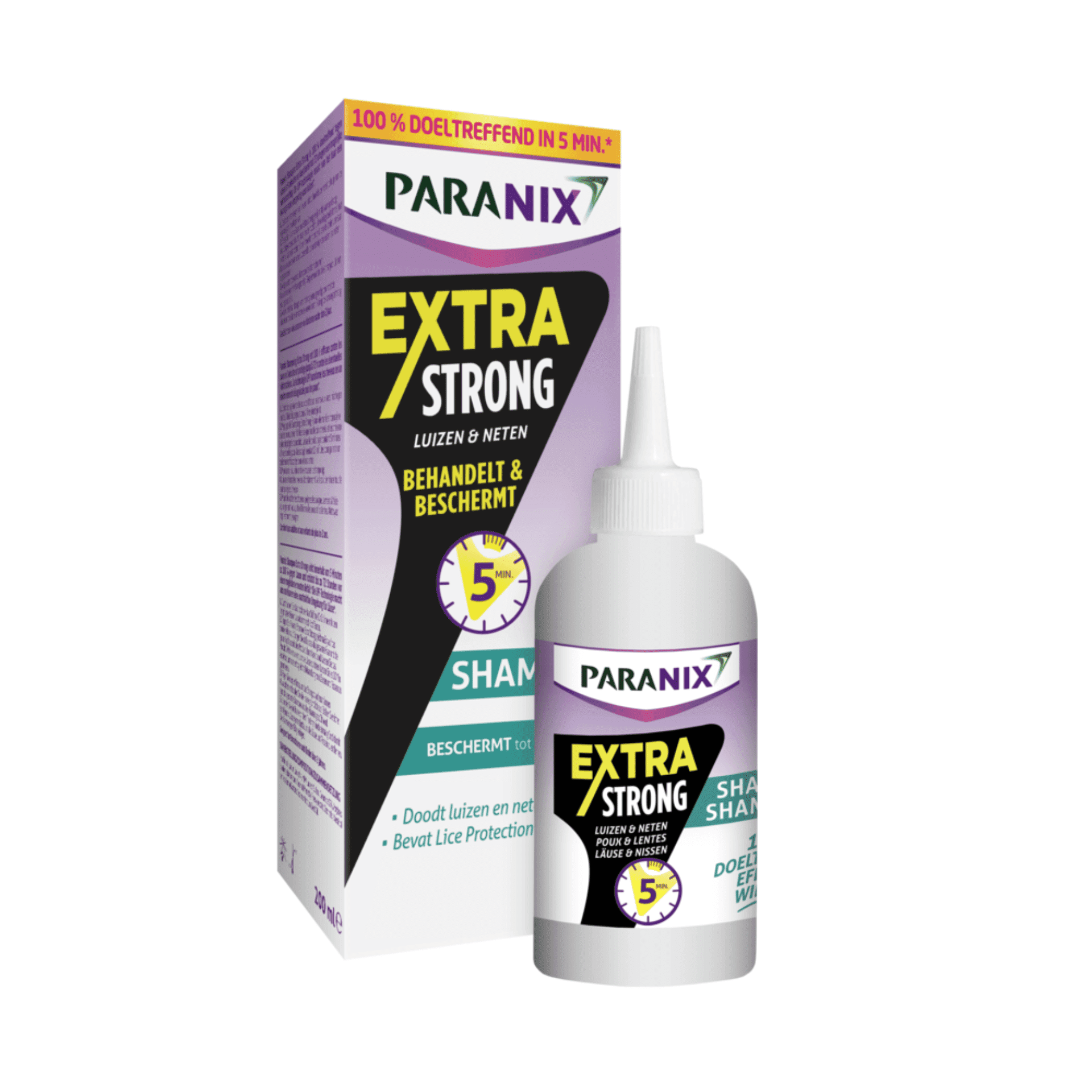 Paranix Shampoo Extra Strong Shampooing + Peigne Paranix Shampoo Extra Strong Shampooing + Peigne