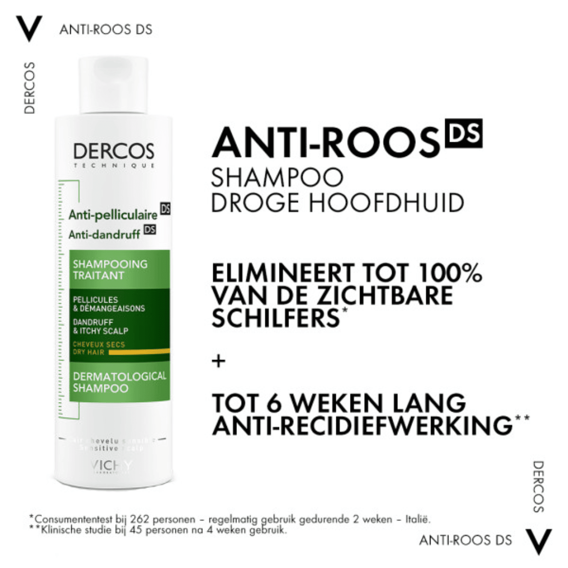 Vichy Dercos Anti-Roos DS Droog Haar Vichy Dercos Anti-Roos DS Droog Haar