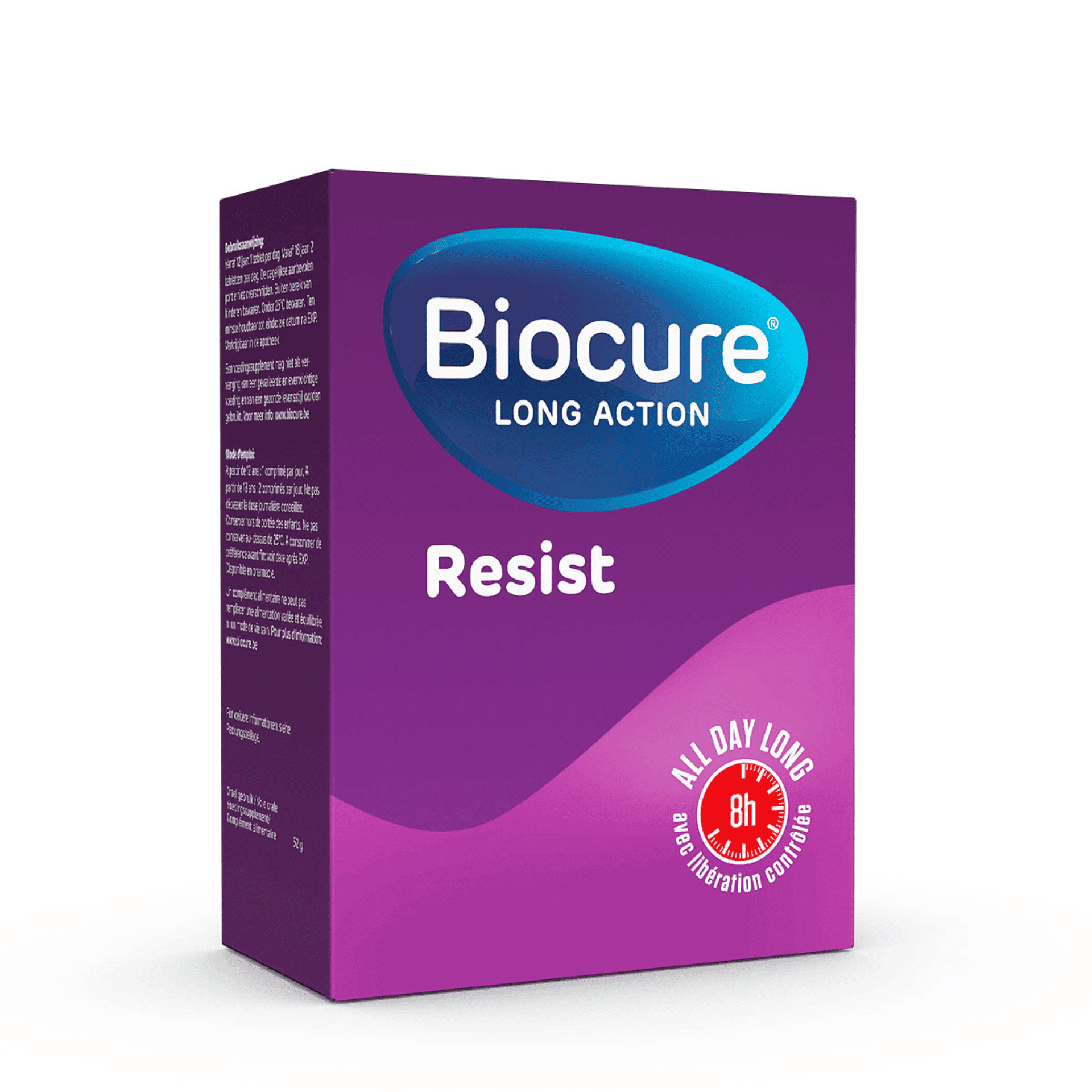 Emballage promotionnel Biocure Resist