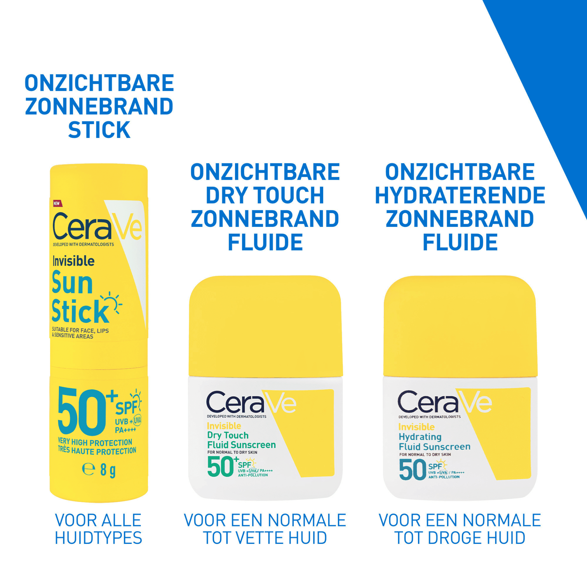 CeraVe Onzichtbare Zonnestick SPF 50+