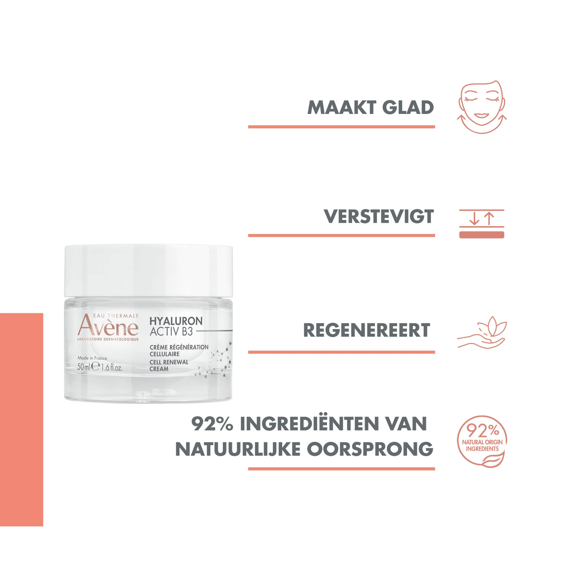 Avène Hyaluron Activ B3 Celvernieuwende Crème Avène Hyaluron Activ B3 Celvernieuwende Crème