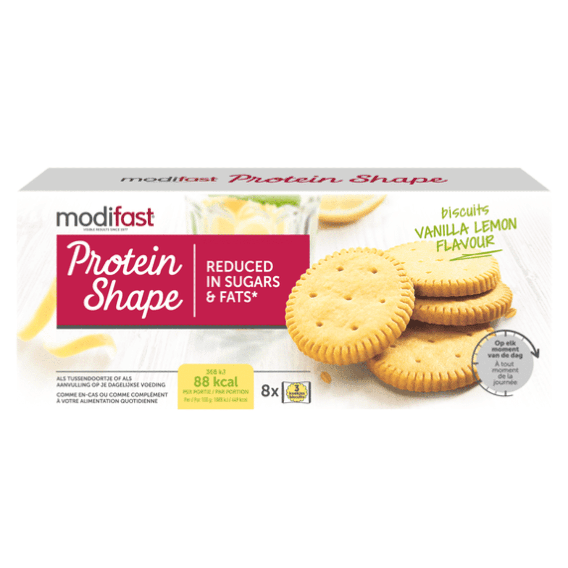 Modifast Protein Shape Biscuits Vanilla-Lemon Modifast Protein Shape Biscuits Vanilla-Lemon