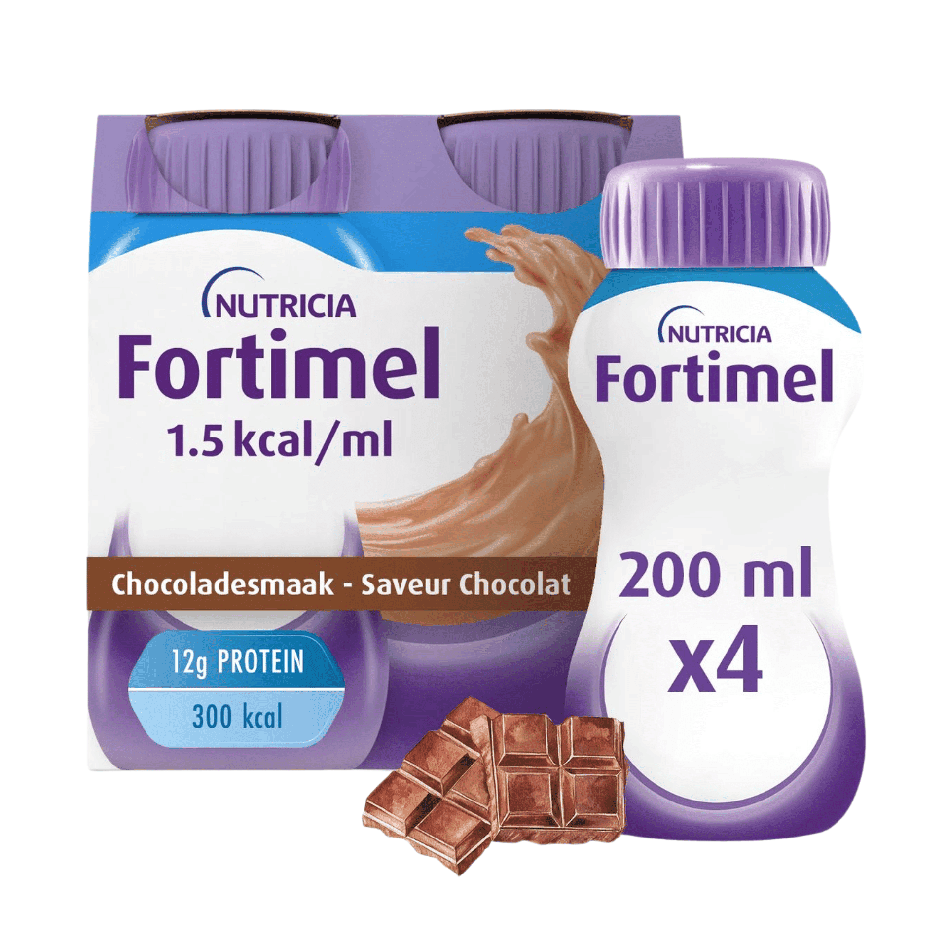 Fortimel 1.5kcal Fraise 4x200ml