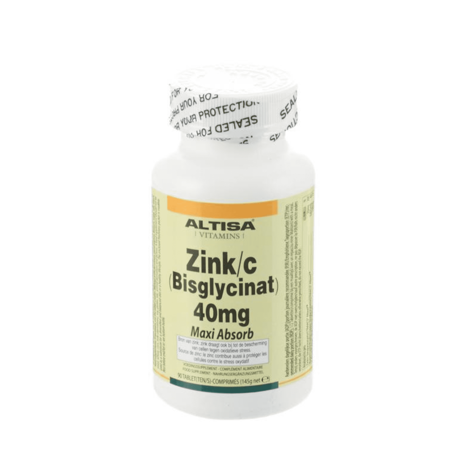 Altisa Zink Bisglycinaat 40mg Altisa Zink Bisglycinaat 40mg