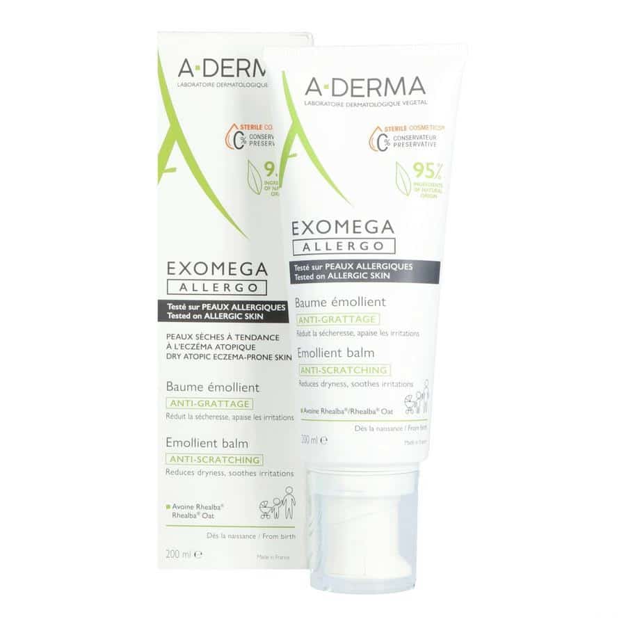 Aderma Exomega Allergo Baume Emollient Tube 200ml Aderma Exomega Allergo Baume Emollient Tube 200ml