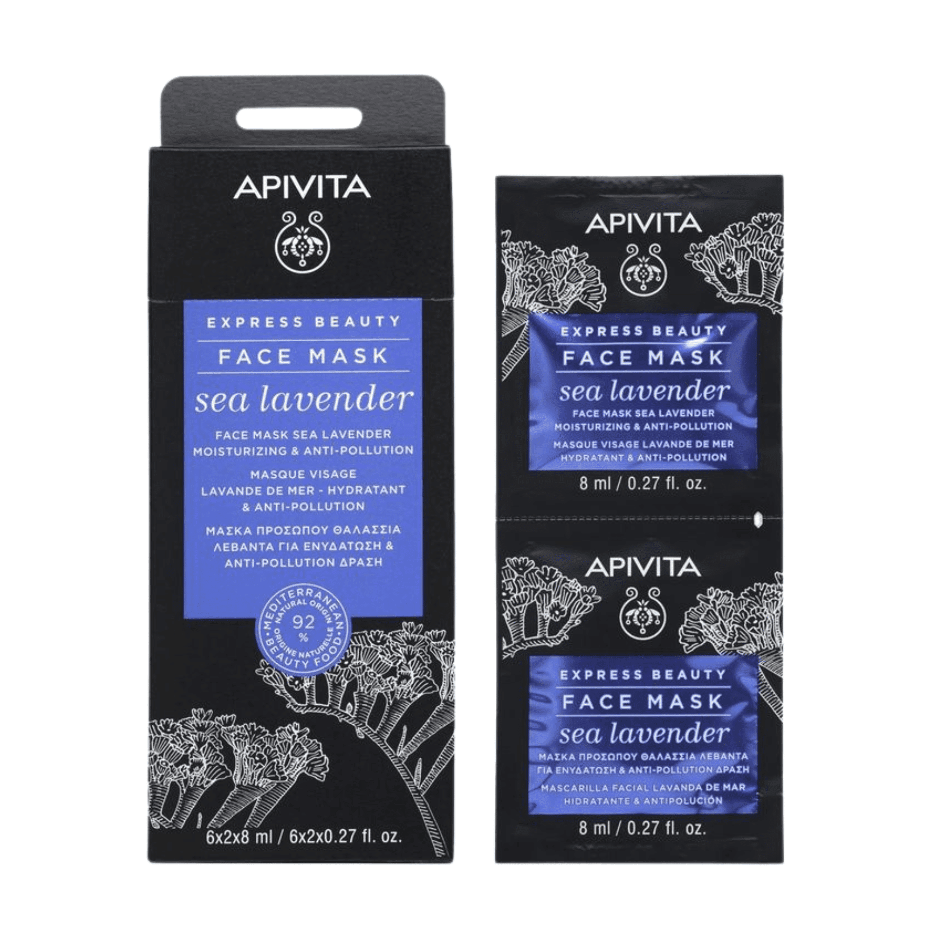 Apivita Express Beauty Masker Zeelavendel Apivita Express Beauty Masker Zeelavendel