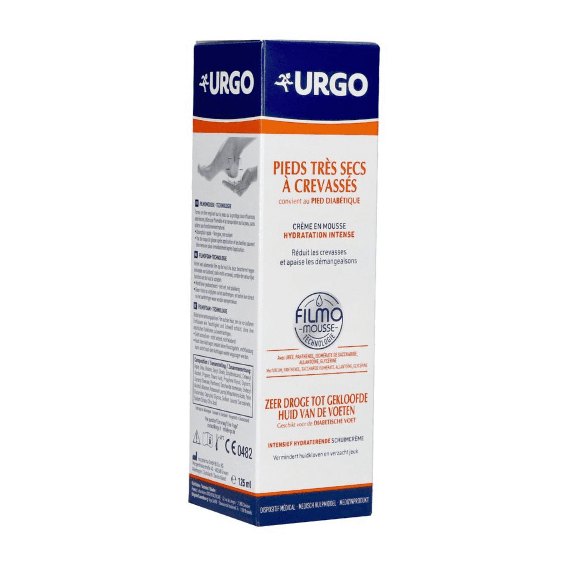 Urgo Pieds Tres Secs Crevasses Filmo Mousse 125ml Urgo Pieds Tres Secs Crevasses Filmo Mousse 125ml