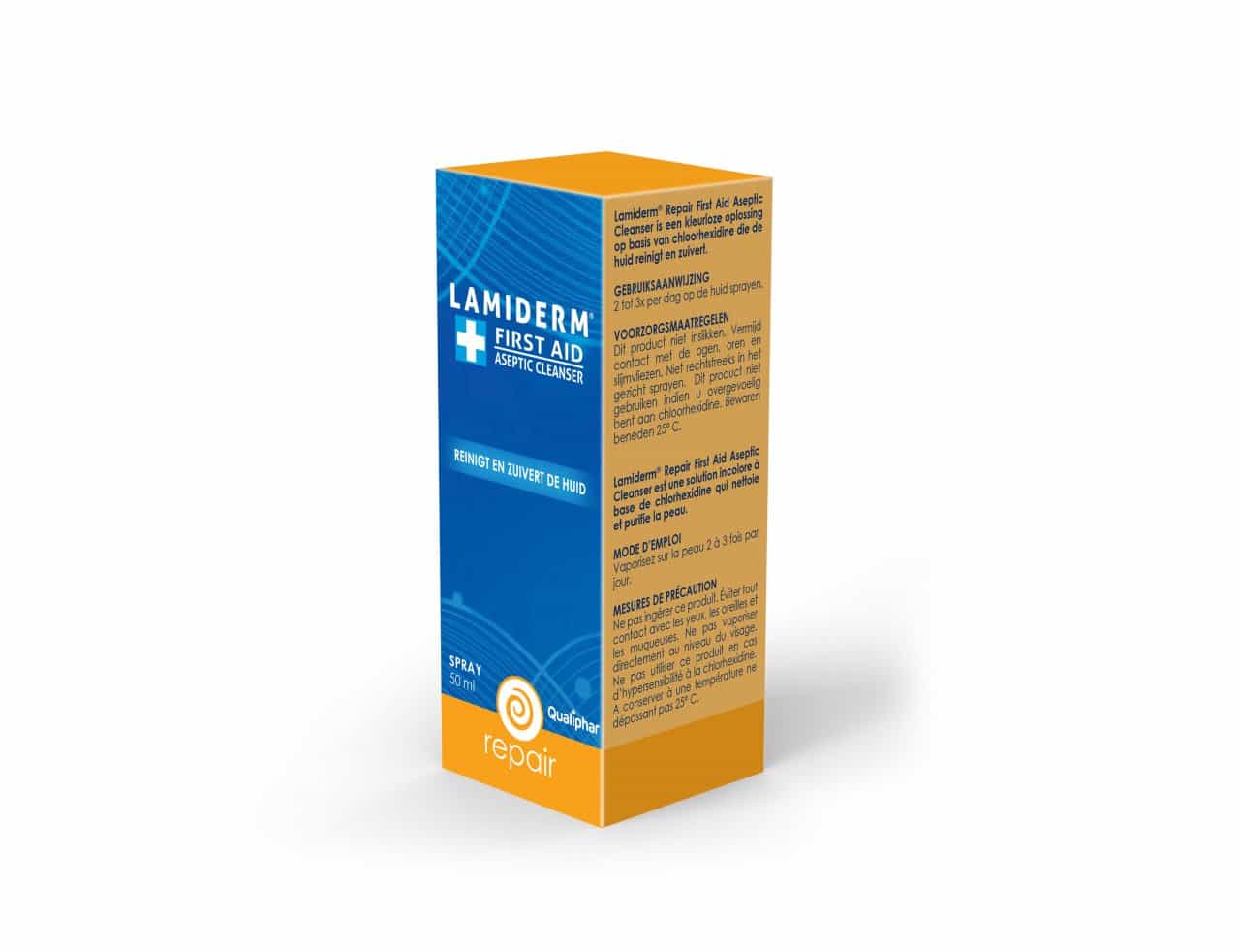 Lamiderm Repair First Aid Aseptic Cleaning Spray