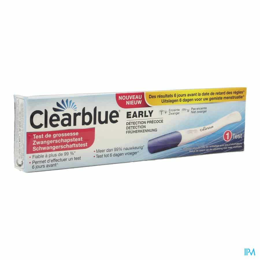 Clearblue Early Vision Zwangerschapstest Clearblue Early Vision Zwangerschapstest