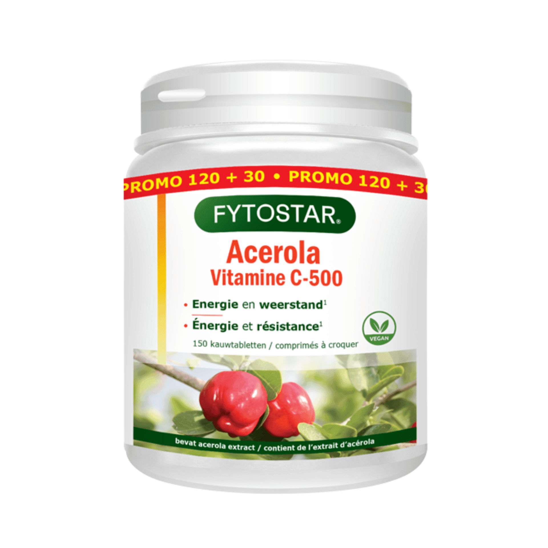 Fytostar Acerola Vitaminer C-500 Fytostar Acerola Vitaminer C-500