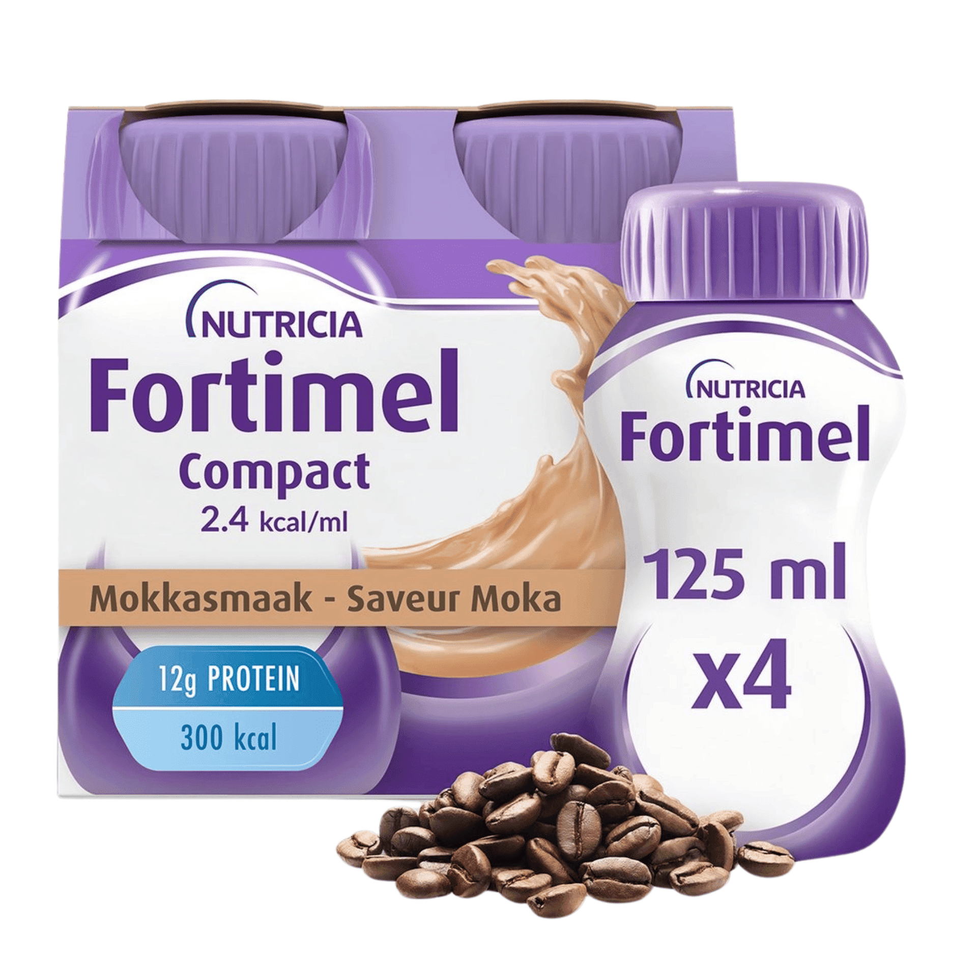Fortimel Compact 2.4kcal Fraise 4x125ml