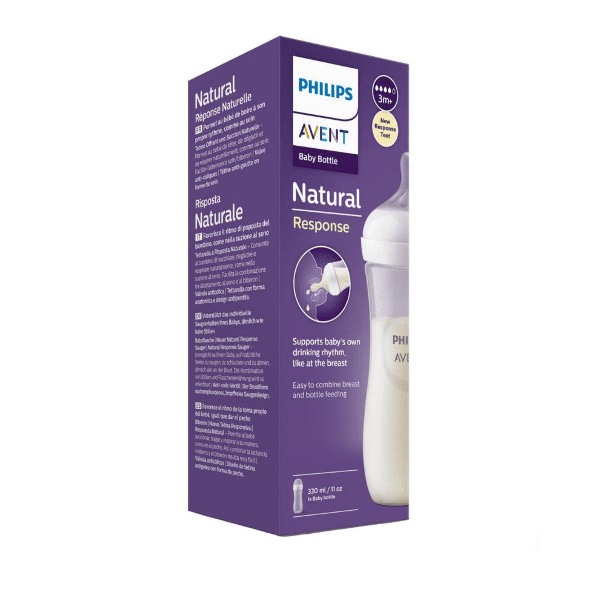 Avent Natural 3.0 Zuigfles 330 ml Avent Natural 3.0 Zuigfles 330 ml
