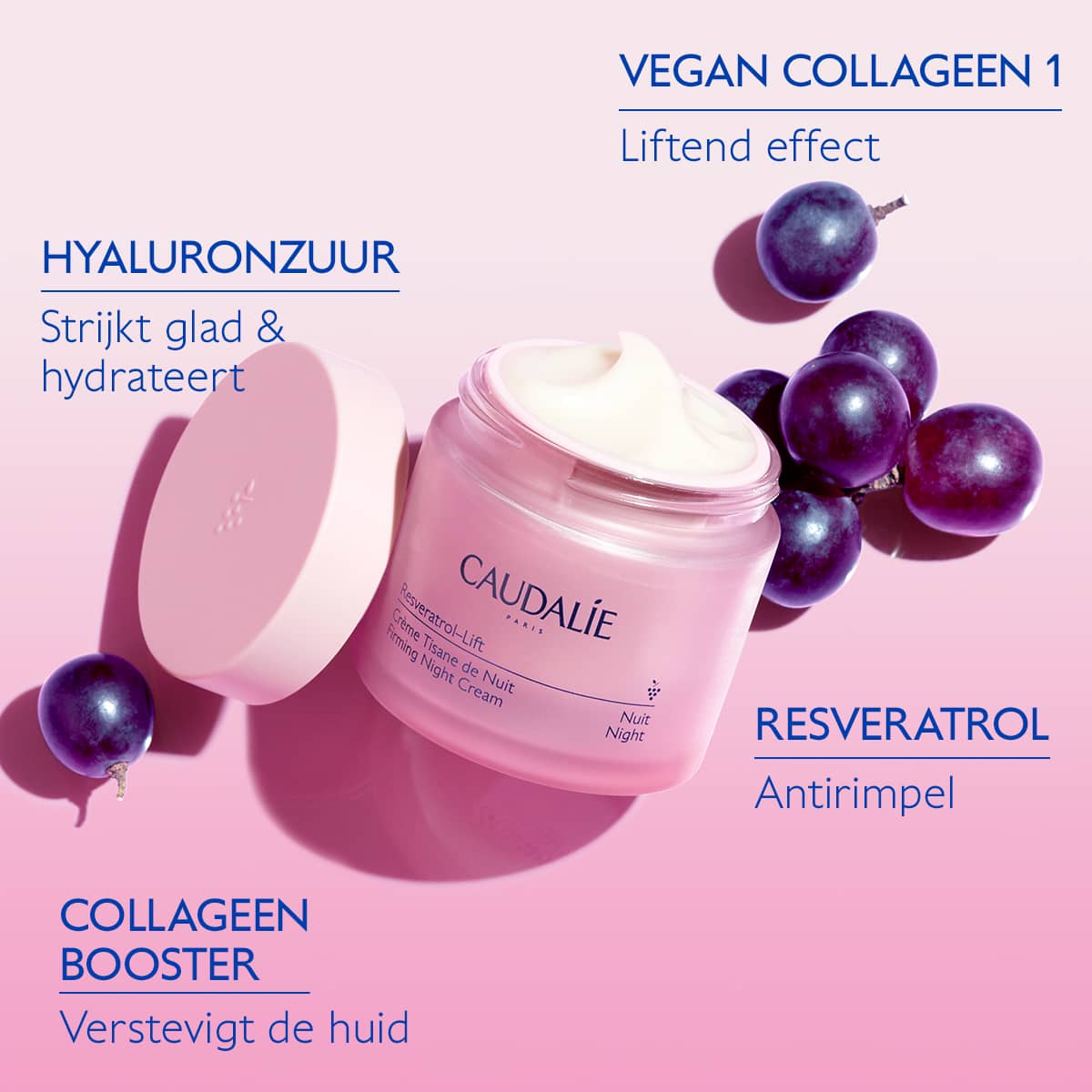 Caudalie Resveratrol Lift Creme Nuit Recharge 50ml