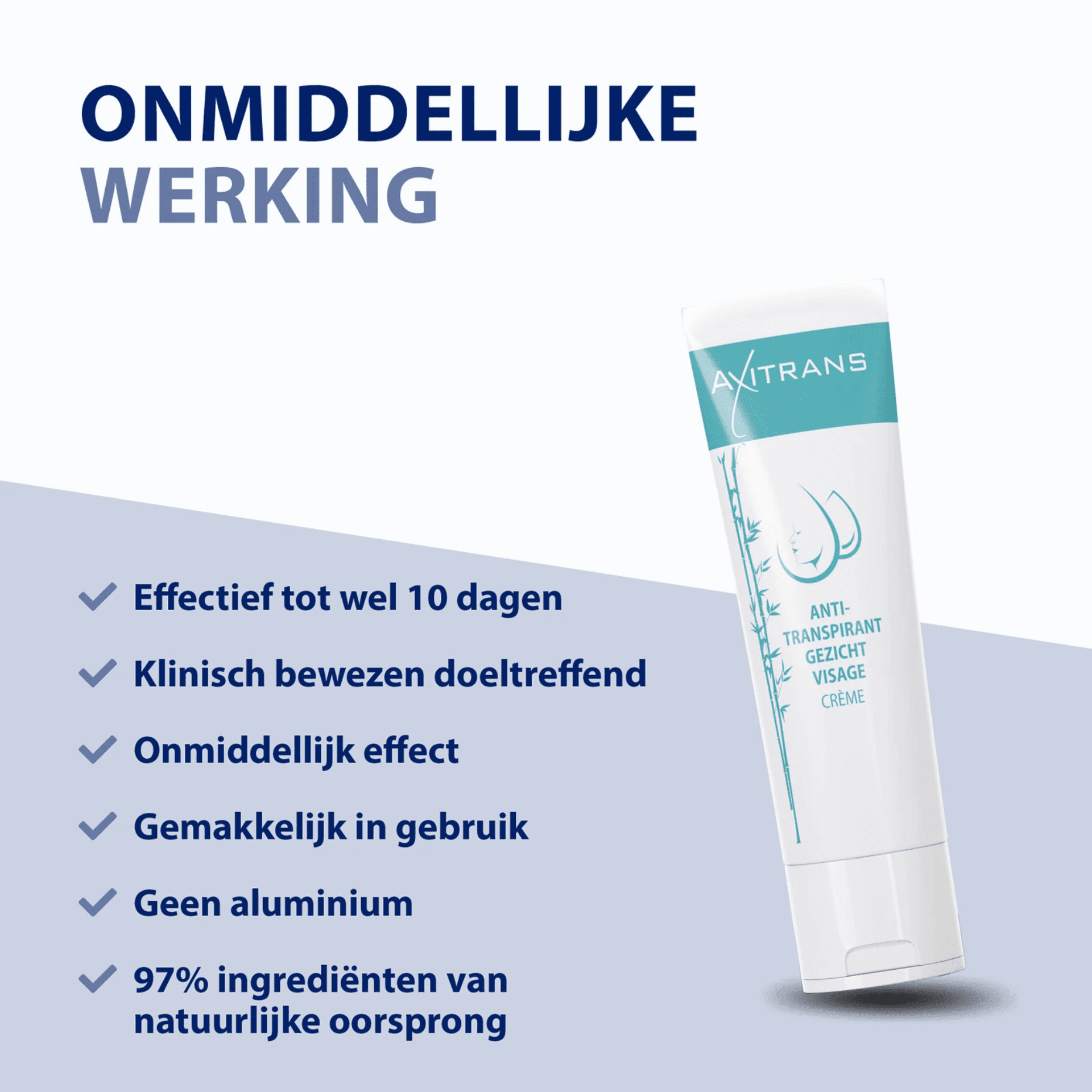 Axitrans Antitranspirant Visage Crème Axitrans Antitranspirant Visage Crème