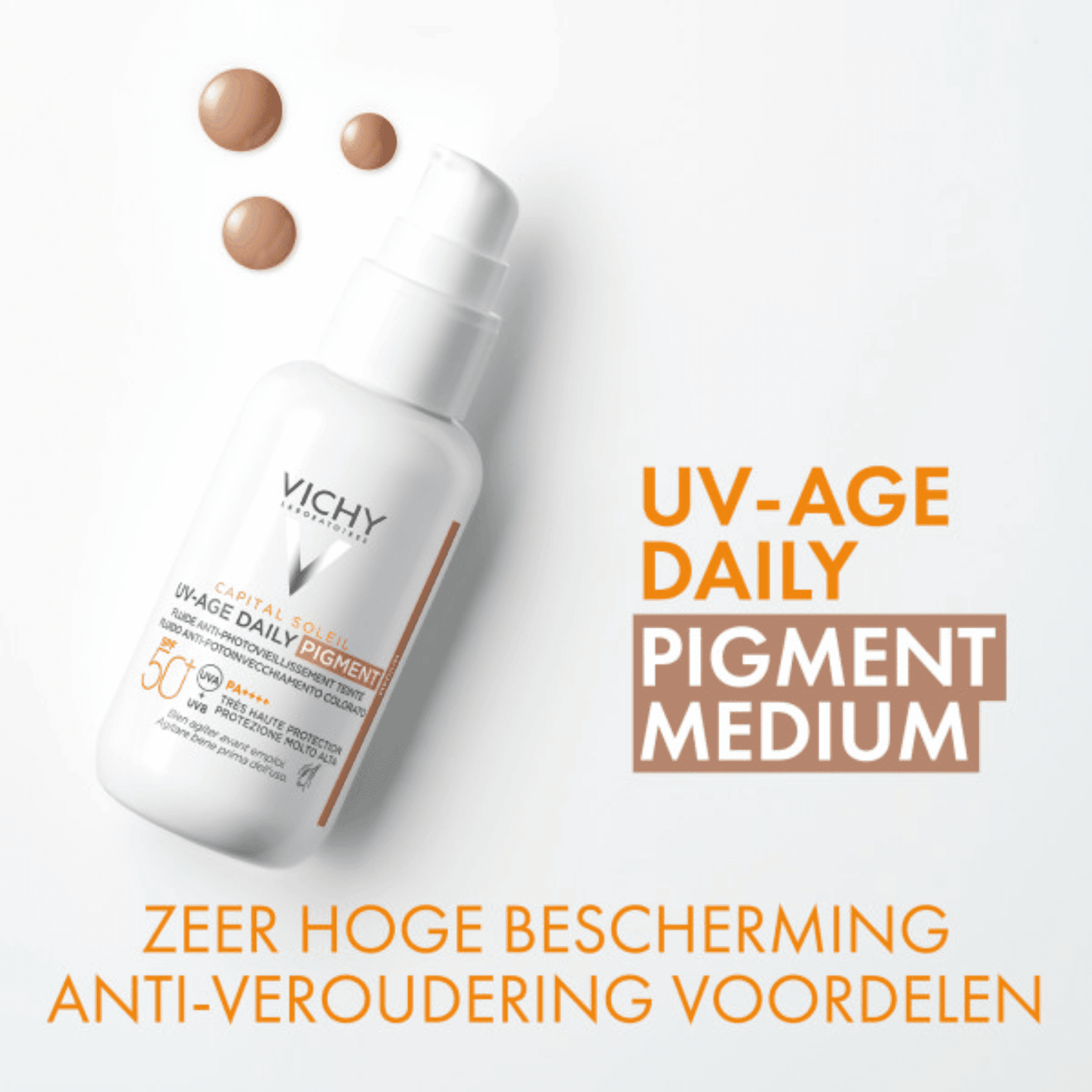 Vichy Cap Sol Uv-age Tintee Medium Spf50+ 40ml