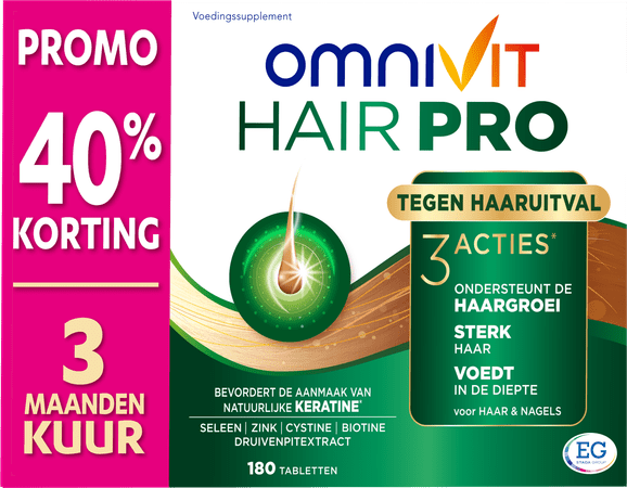 Omnivit Hair Pro Comp 180 Promo -40% Omnivit Hair Pro Comp 180 Promo -40%