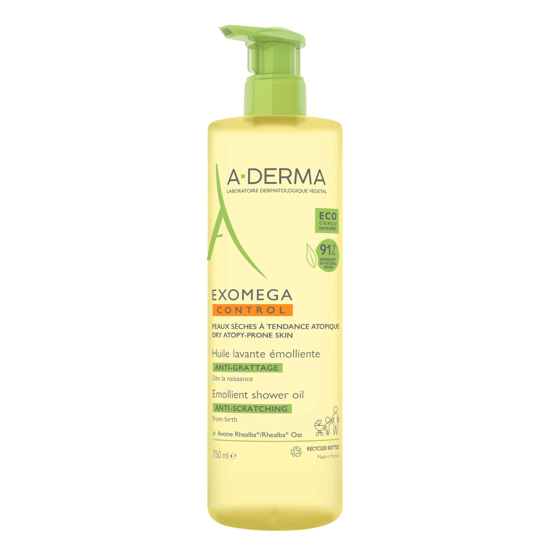 A-Derma Exomega Control Emolliërende Wasolie
