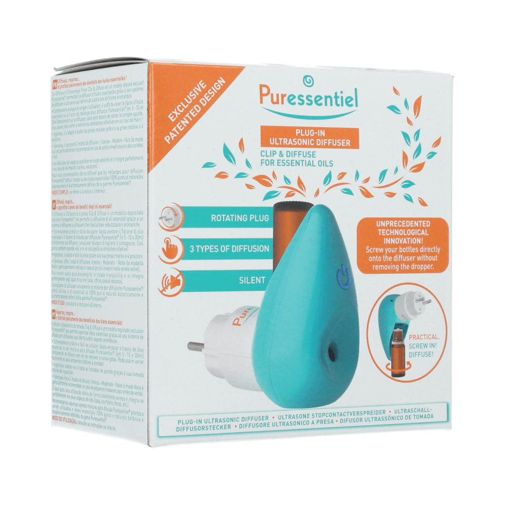 Puressentiel Verspreider Ultrasoon Clip & Diffuse Puressentiel Verspreider Ultrasoon Clip & Diffuse