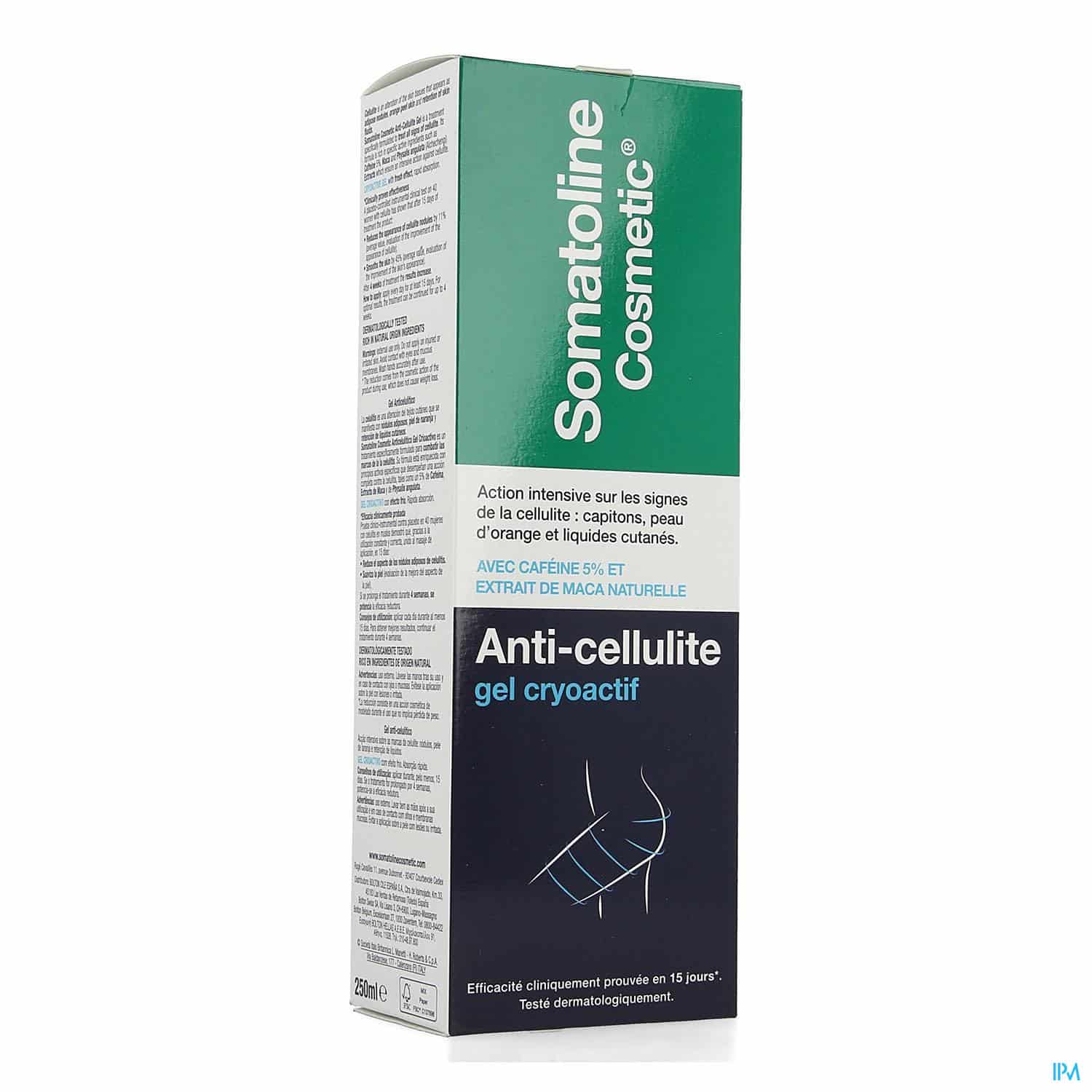Somatoline Cosm. A/cellulite Gel 15 Dagen 250ml Somatoline Cosm. A/cellulite Gel 15 Dagen 250ml