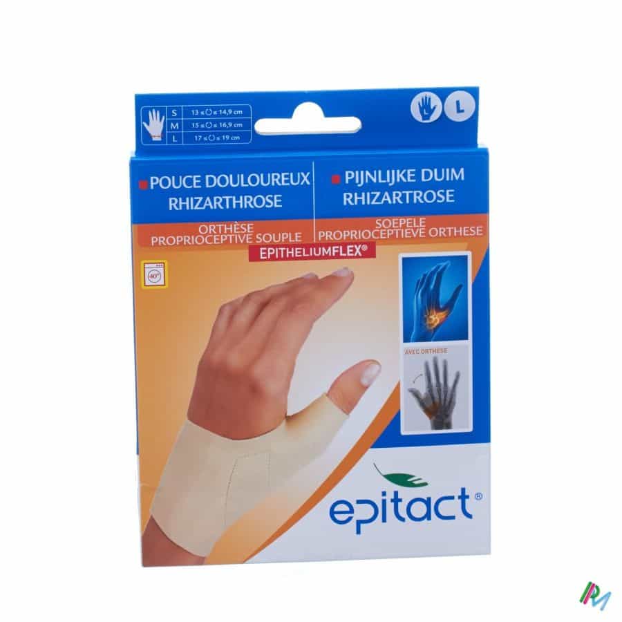 Epitact Soepele Proprioceptieve Orthese Duim Links L Epitact Soepele Proprioceptieve Orthese Duim Links L