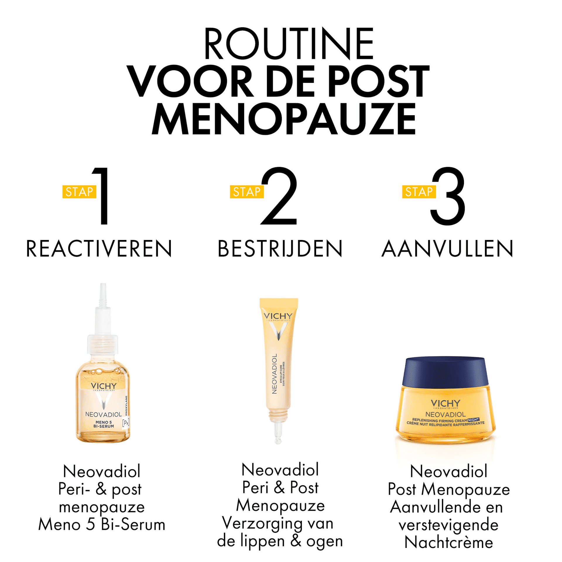 Vichy Neovadiol Post-Menopauze Dagcrème tegen Huidverslapping Vichy Neovadiol Post-Menopauze Dagcrème tegen Huidverslapping