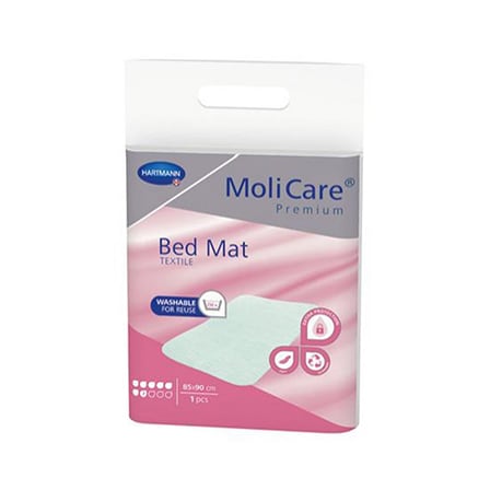 Molicare Premium Bed Mat Wasbaar - 7 Drops 85 cm x 90 cm Molicare Premium Bed Mat Wasbaar - 7 Drops 85 cm x 90 cm
