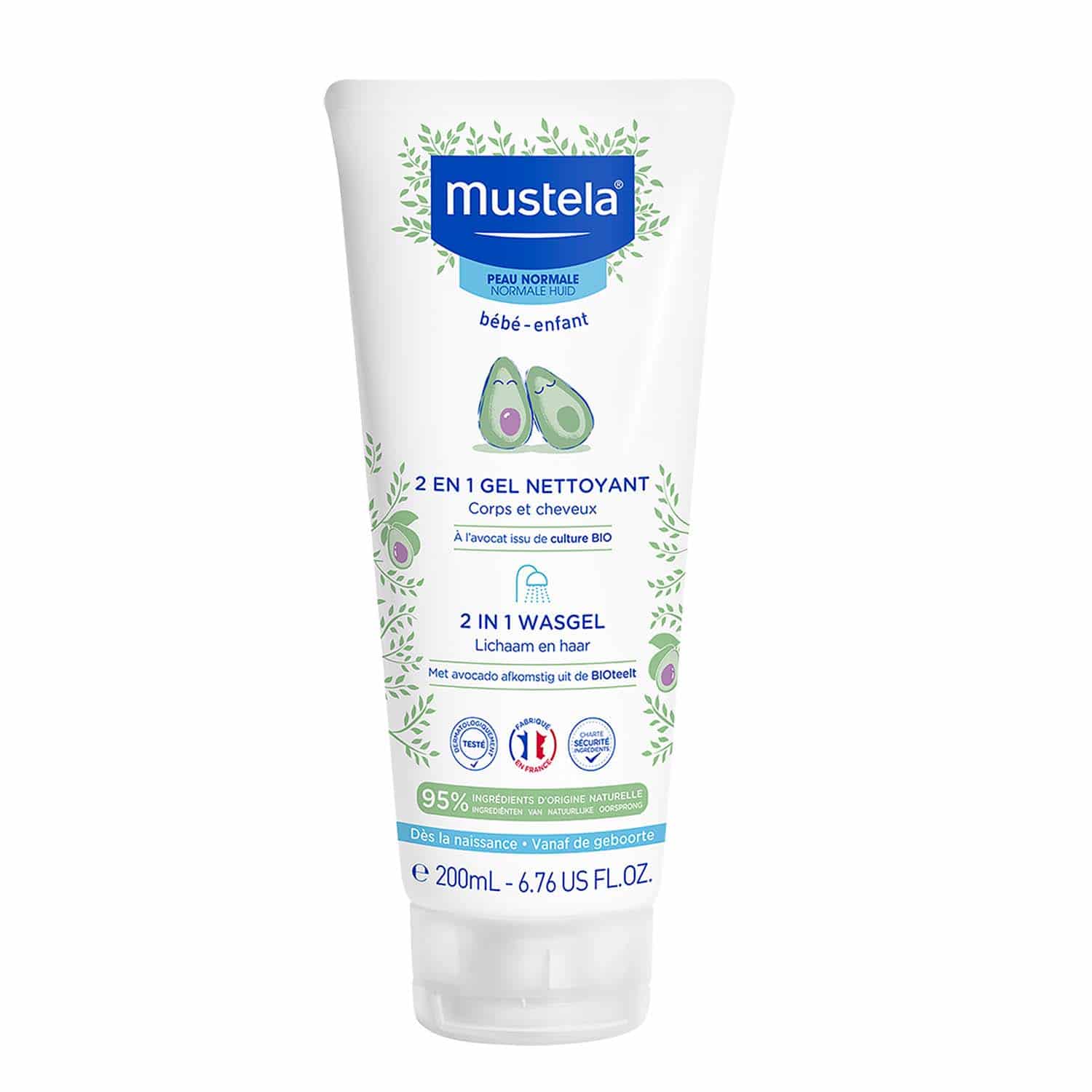 Mustela Baby 2-in-1 Wasgel Mustela Baby 2-in-1 Wasgel