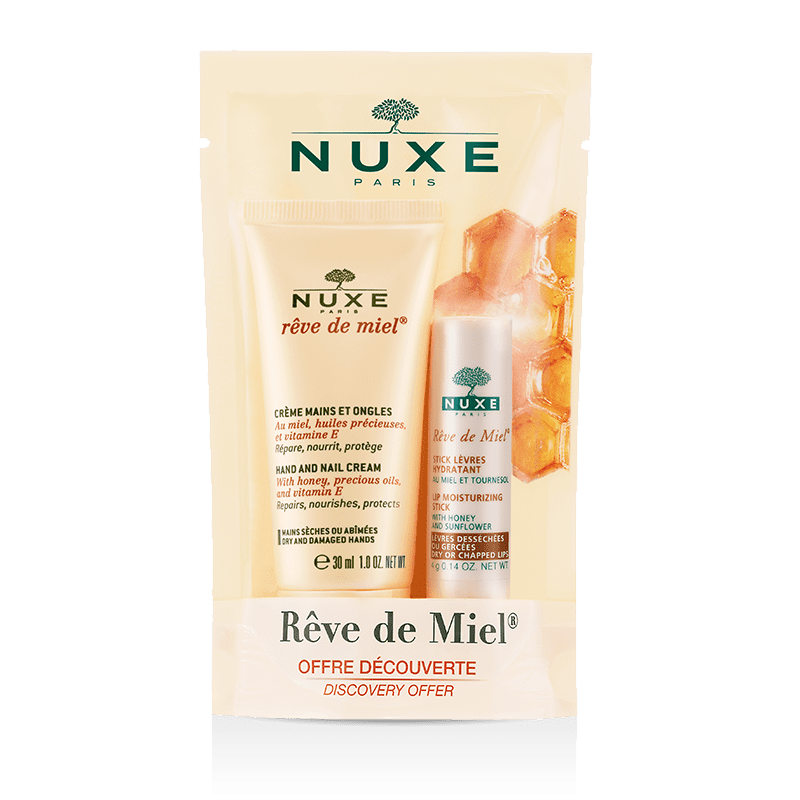 Nuxe Rêve De Miel Hydraterende Lipstick + Hand- en Nagelcrème Promo* Nuxe Rêve De Miel Hydraterende Lipstick + Hand- en Nagelcrème Promo*