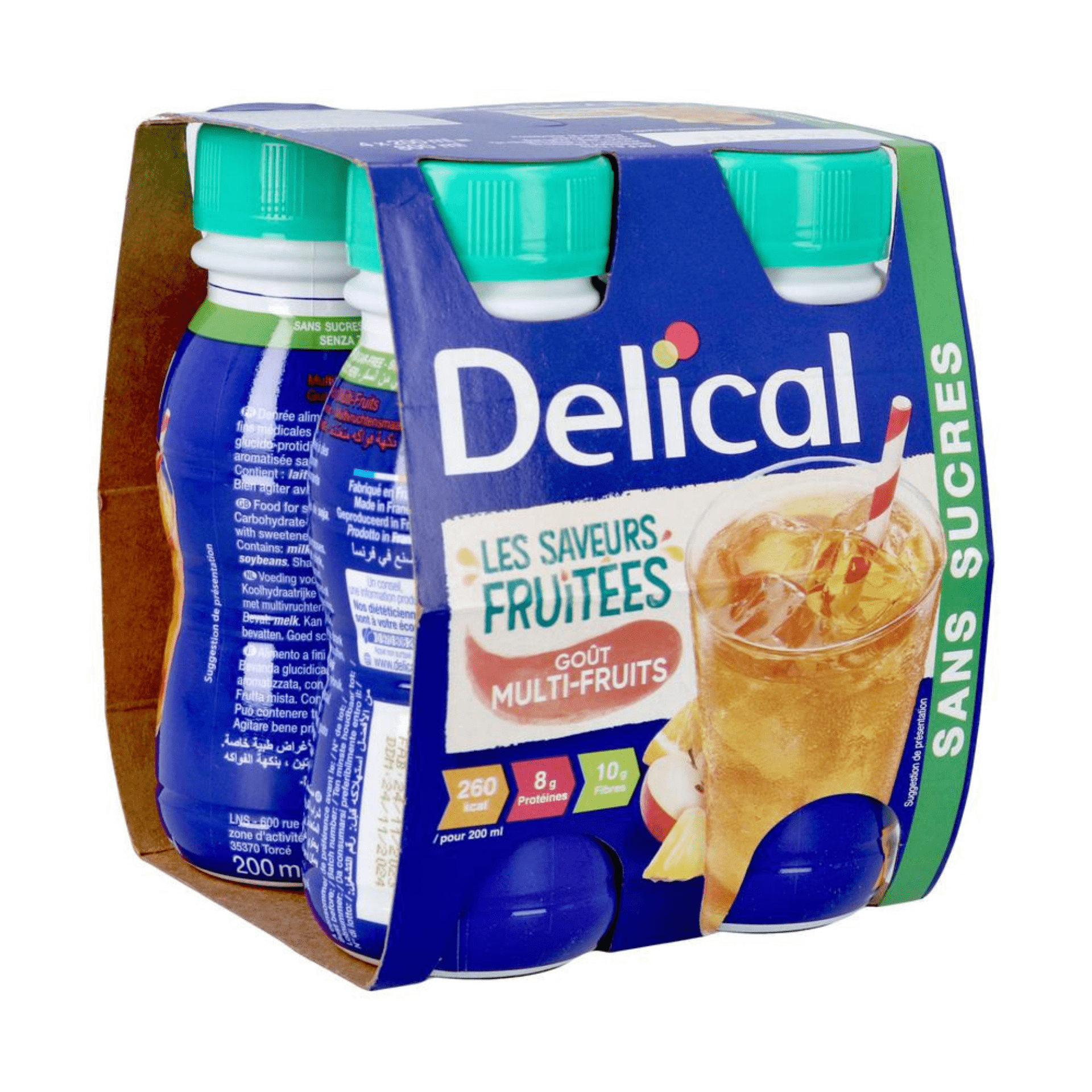 Delical Drink Multivruchten Zonder Suiker