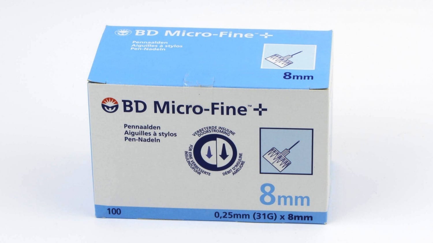 Bd Microfine+ Insuline Pennaalden 8 mm 31G Bd Microfine+ Insuline Pennaalden 8 mm 31G