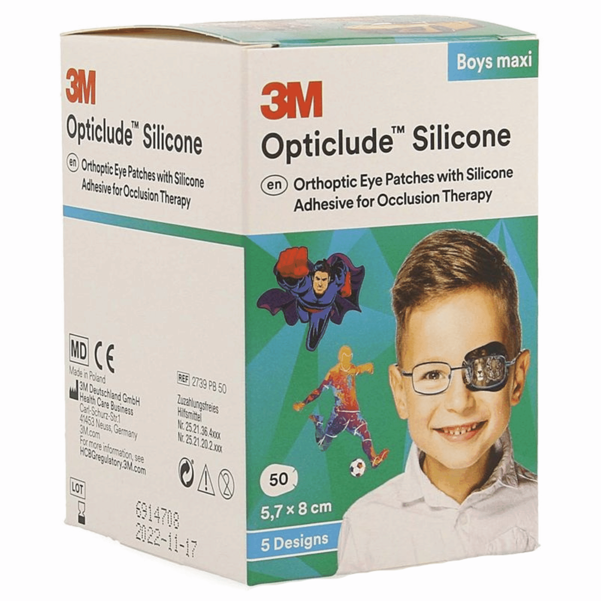 Opticlude Silicone Oogpleister Jongen Maxi