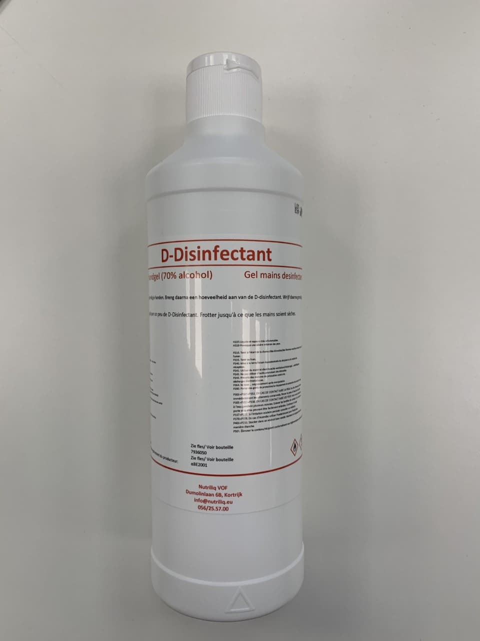 Desinfecterende Handgel 70% Alcohol Desinfecterende Handgel 70% Alcohol