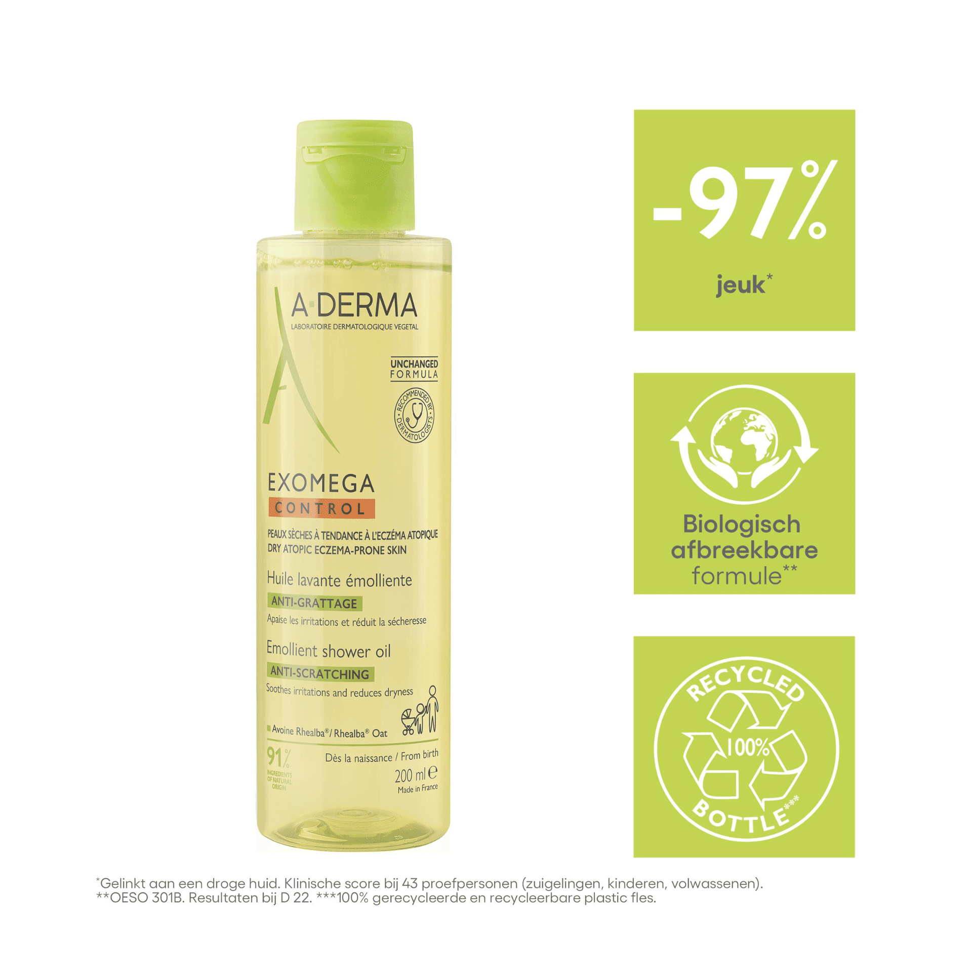 A-Derma Exomega Control Emolliërende Wasolie A-Derma Exomega Control Emolliërende Wasolie
