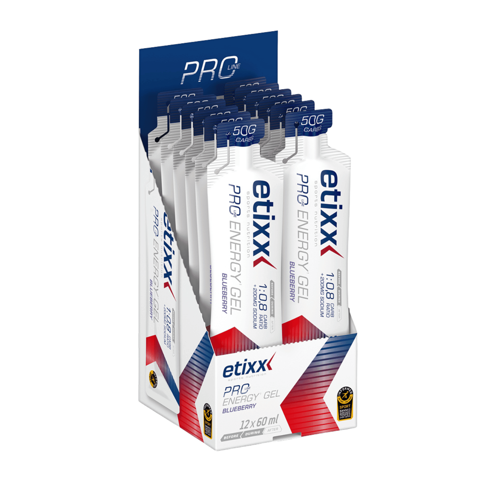 Etixx Pro Line Energy Gel 12 x 60 ml