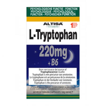 Altisa L-tryptofaan 220 mg + B6 Altisa L-tryptofaan 220 mg + B6