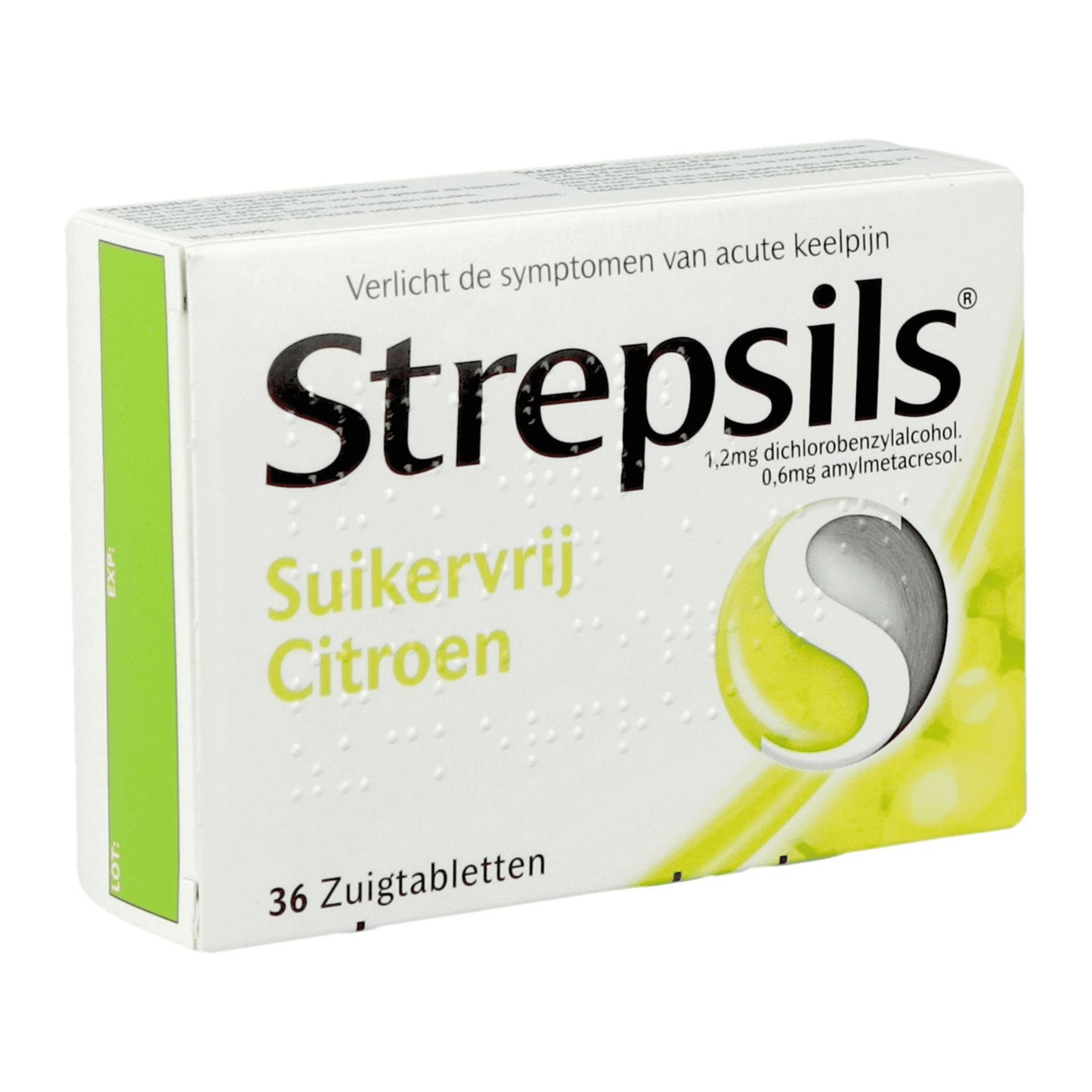 Strepsils Suikervrij Citroen Strepsils Suikervrij Citroen