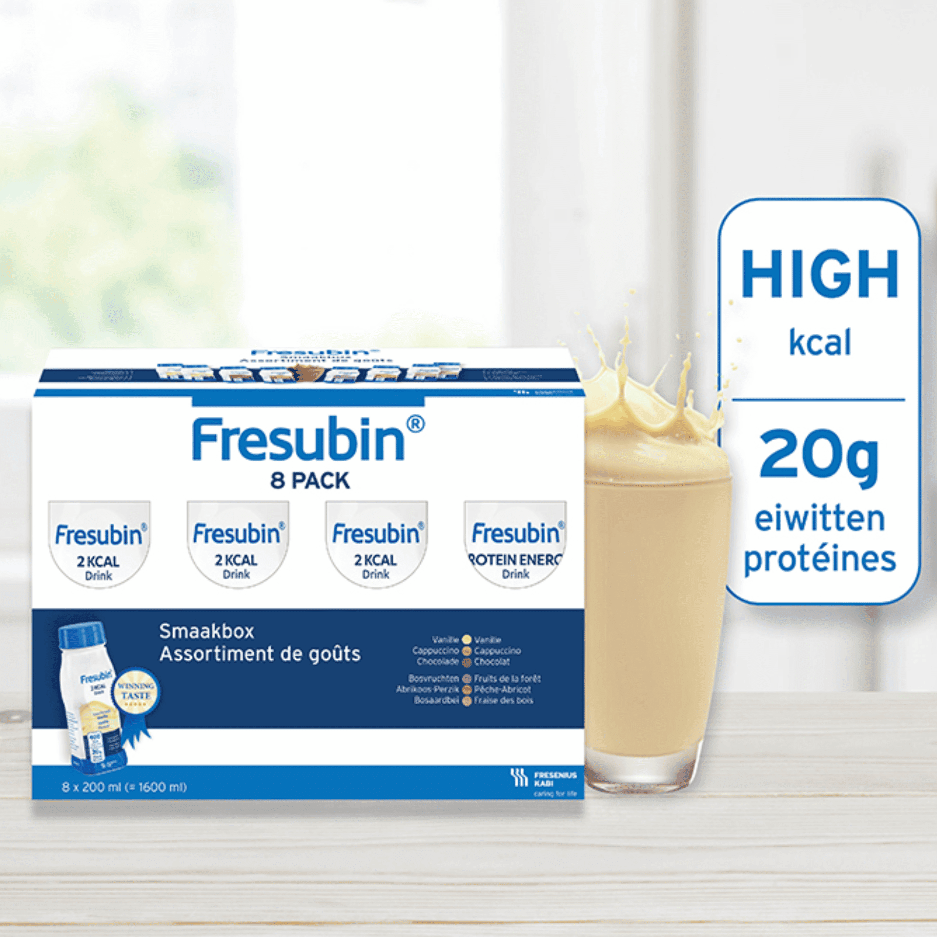 Fresubin 8-pack Drink Assortiment Fl 8x200ml