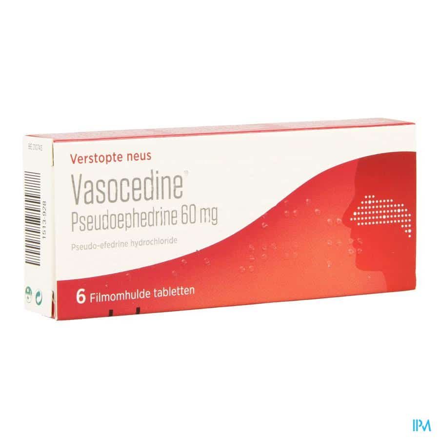 Qualiphar Vasocedine Pseudoefedrine