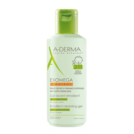 Aderma Exomega Control 2-in-1 Emolliërende Wasgel Aderma Exomega Control 2-in-1 Emolliërende Wasgel